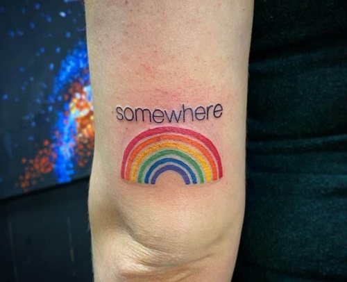 Somewhere Over the Rainbow Tattoo