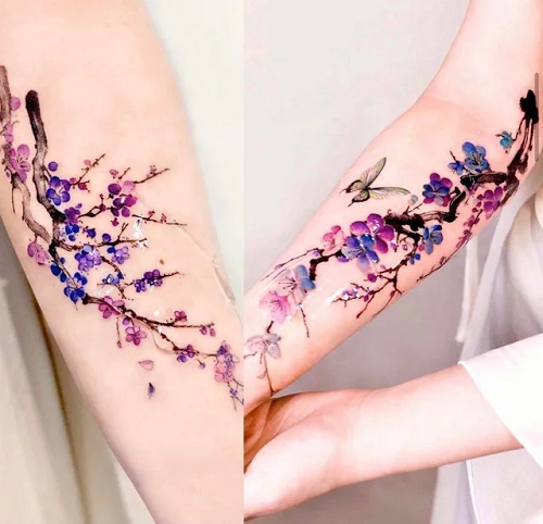 Floral Branches in hand watercolour ideas