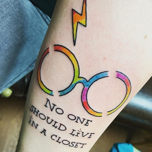 trending LGBT pride tattoo