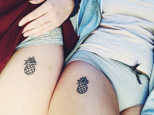 Easy Pineapple Tattoo 8