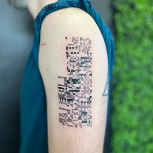 Pixel glitch Tattoo Styles