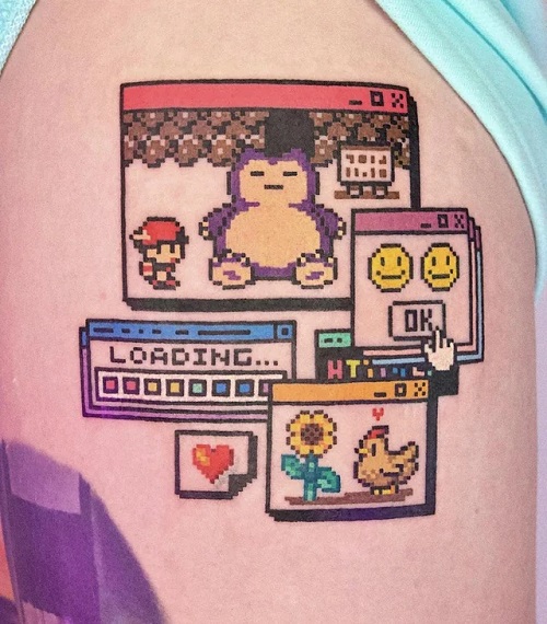 Pixel Art Tattoo Styles