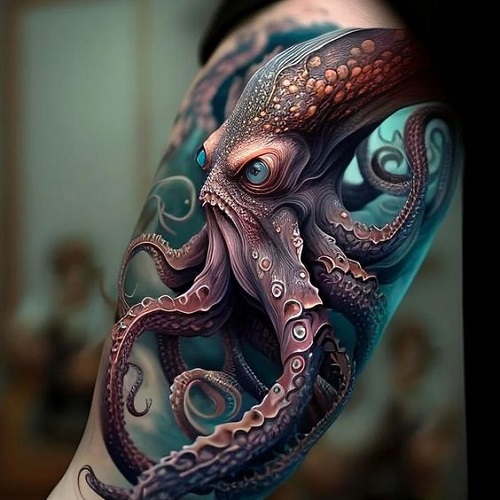 Beautiful  3D Tattoos 