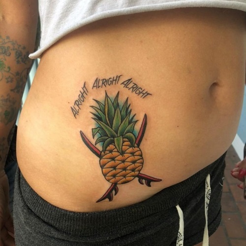 Pineapple Tattoo Idea 3