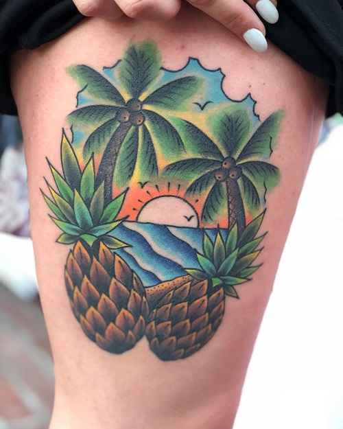 Pineapple Tattoo 5