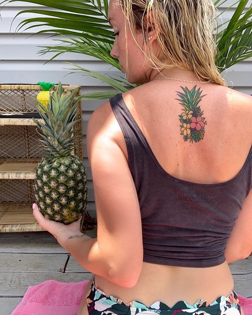 Beautiful Pineapple Tattoo 5