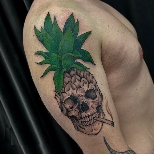 Pineapple Tattoo Idea 1