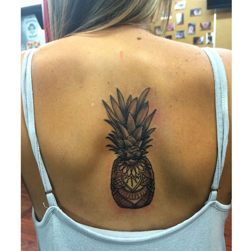 Beautiful Pineapple Tattoo 1