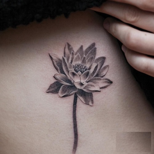 Water Lily Tattoo 3