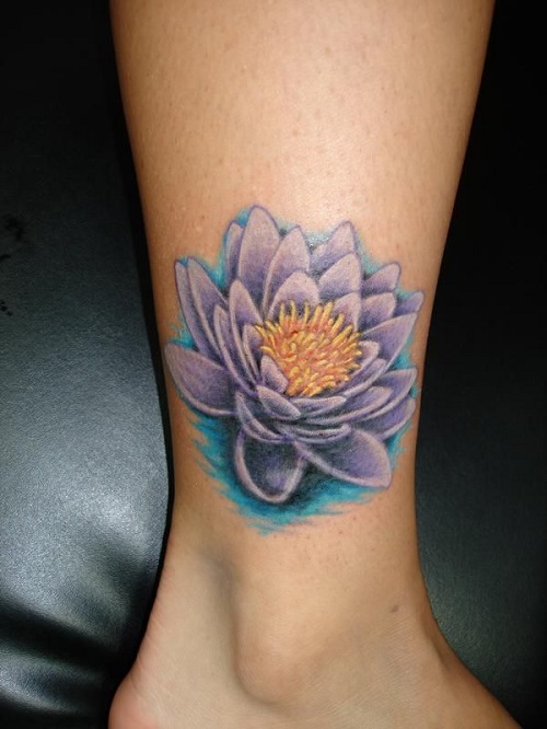 Beautiful water Lily Tattoo 1