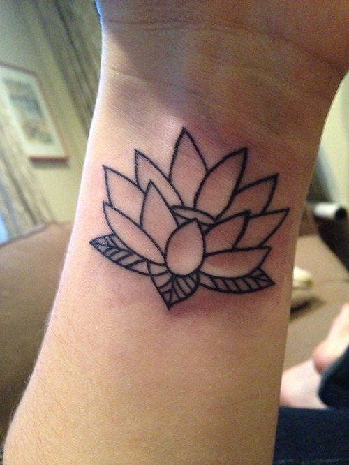 Water Lily Tattoo 1