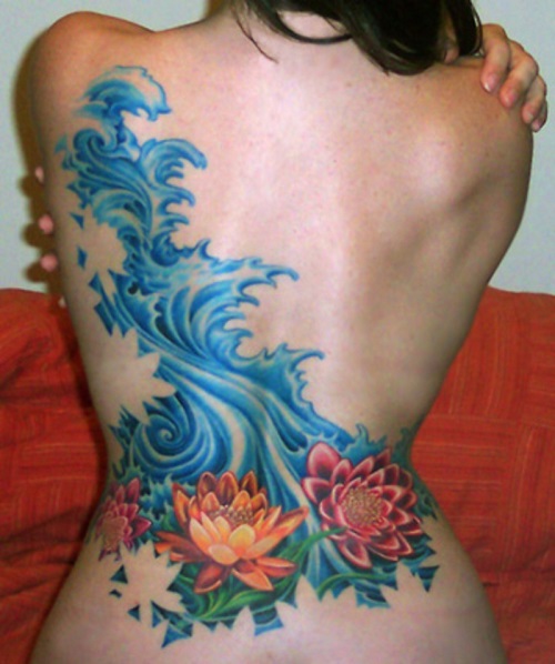  water Lily Tattoo ideas 3