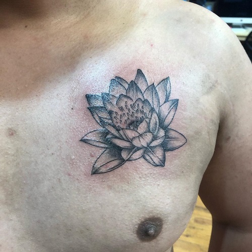 Water Lily Tattoo 6