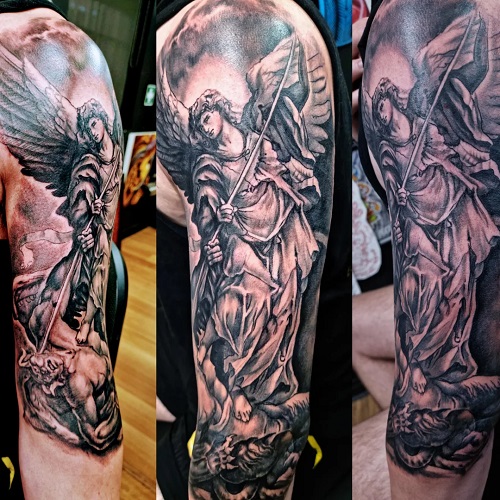 Archangel Michael Tattoo 3