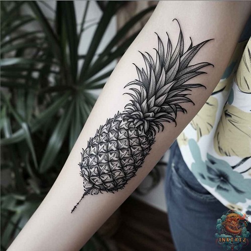 pineapple tattoo 1