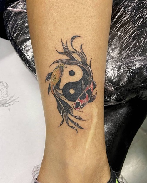 Creative Yin Yang Ink Piece