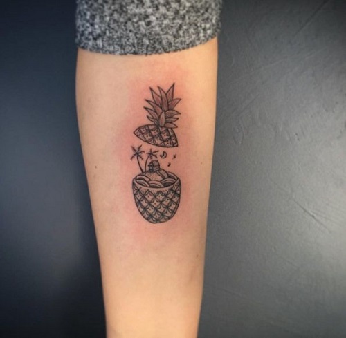 pineapple tattoo 21