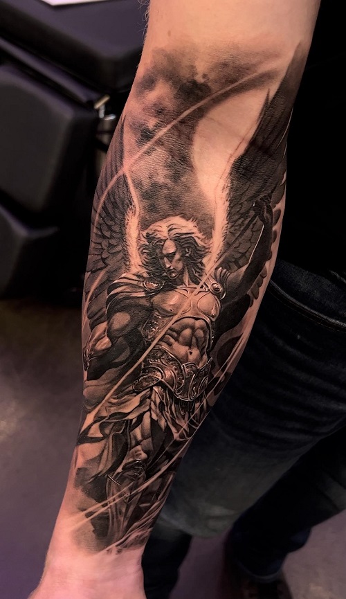 Archangel Michael Tattoo 3