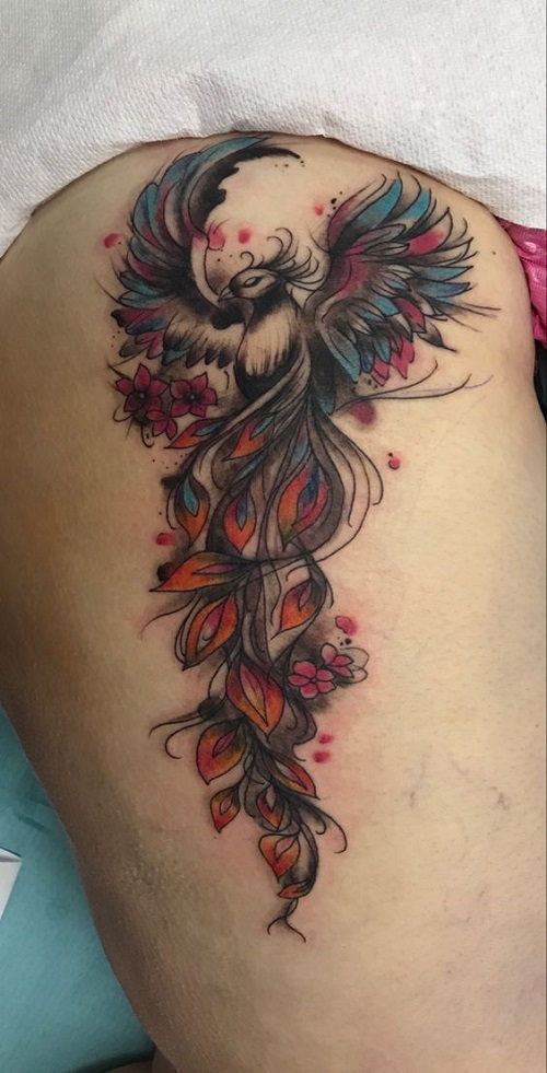 Beautiful Phoenix Tattoo 3