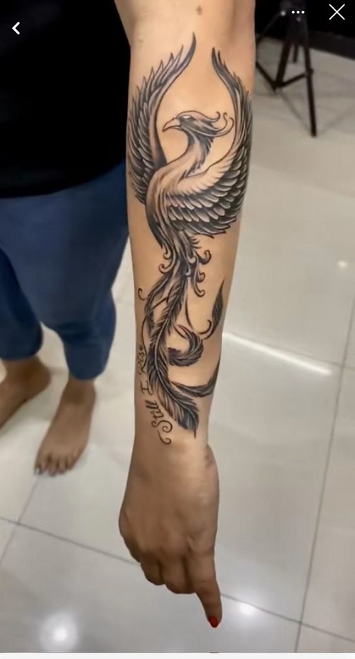 Beautiful Phoenix Tattoo 4