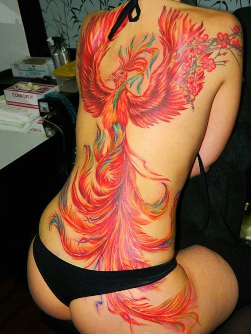 Traditional Phoenix Tattoo 3