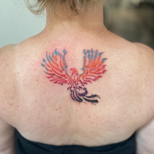 Custom Phoenix Tattoo 2