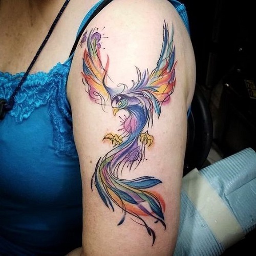 Easy Phoenix Tattoo 2