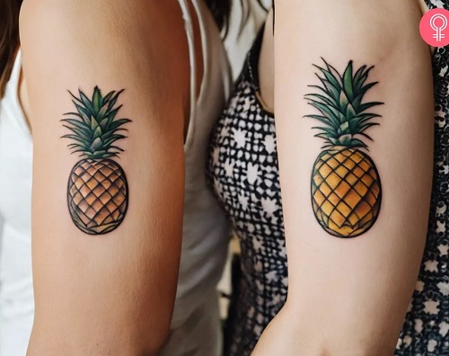 pineapple tattoo  16