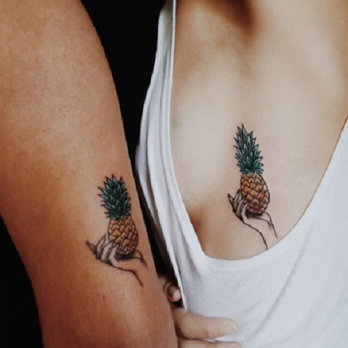 pineapple tattoo  15