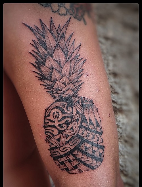 pineapple tattoo  23