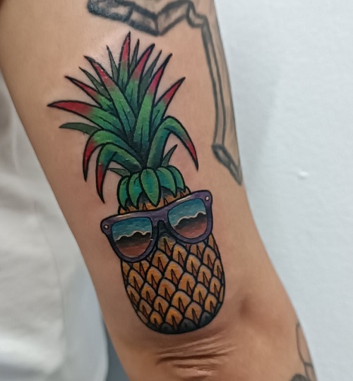 pineapple tattoo  28