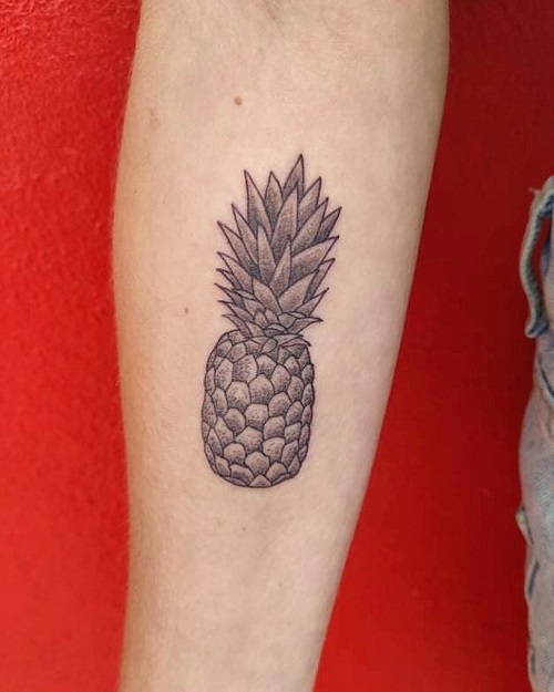 pineapple tattoo  24