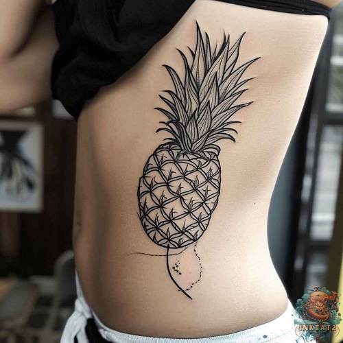 pineapple tattoo  5