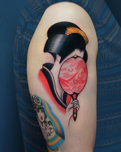 Traditional Geisha Tattoo 5