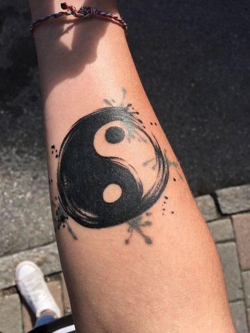 fancy Yin Yang Tattoo 5