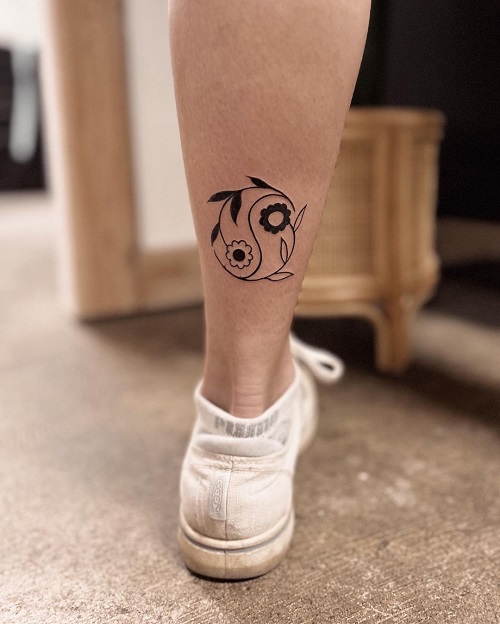 Beautiful Yin Yang Tattoo 1