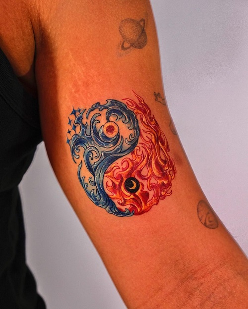 Beautiful Yin Yang Tattoo 3