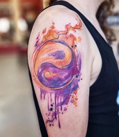 Beautiful Yin Yang Tattoo 4