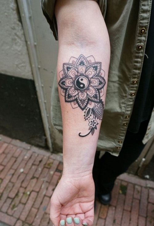 Wonderful Yin Yang Tattoo 1