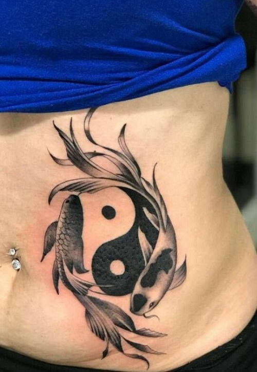 Yin Yang Tattoo Design 5