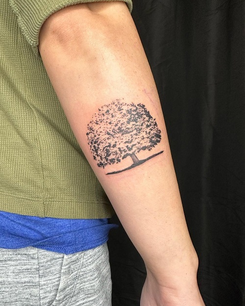 Oak Tree Tattoo idea 1