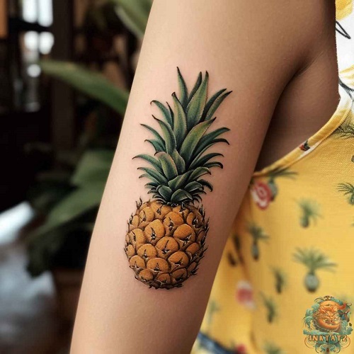 pineapple tattoo  19