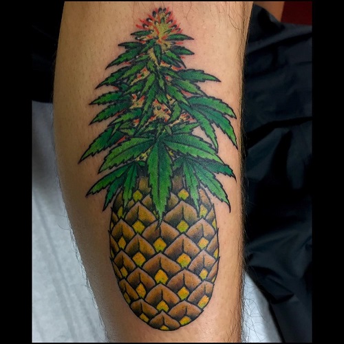 pineapple tattoo  20