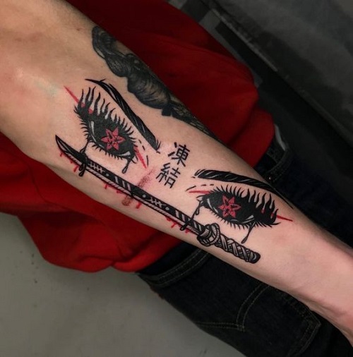 Unique Samurai Sword Tattoo 3