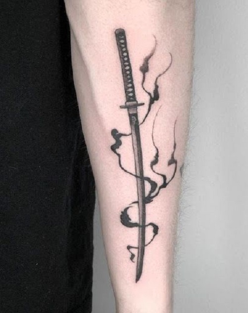 Samurai Sword Tattoo Desings 5