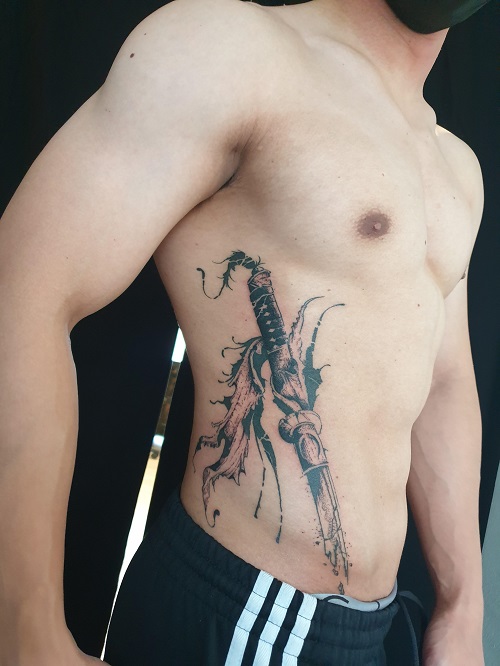 Samurai Sword Tattoo Desings 3