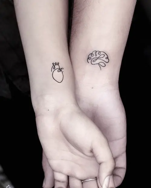 Creative and Meaningful Couple Tattoos 5