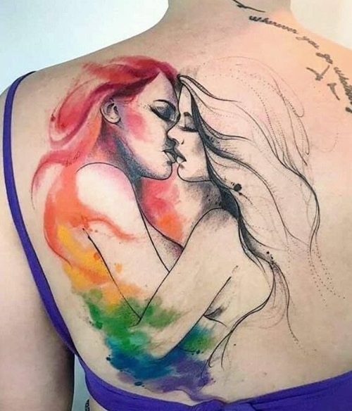 Better Half Lesbian Tattoo