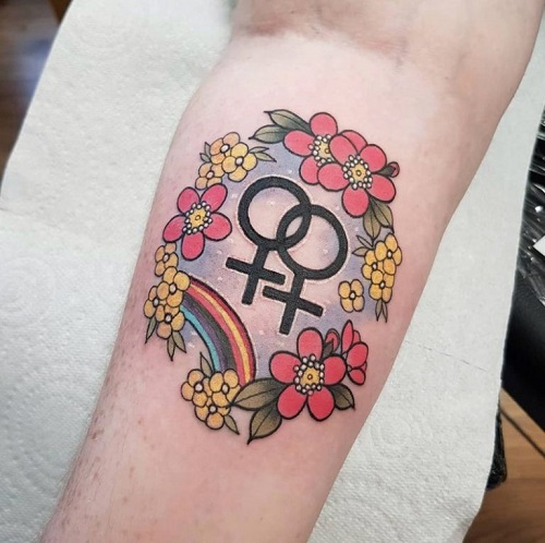 Lesbian Symbols and Flowers