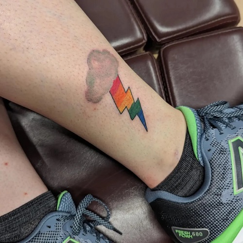 LGBT Lightning Tattoo